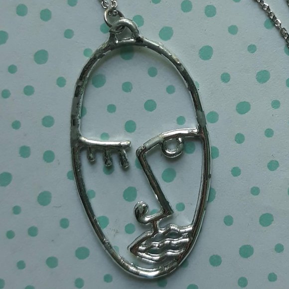 Verge Girl Jewelry - ✨ 2 FOR 10 JEWELRY Handmade Face Necklace ✨